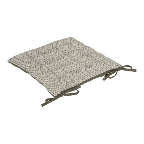 Galette De Chaise Otto - 38 X 38 Cm. - Kaki