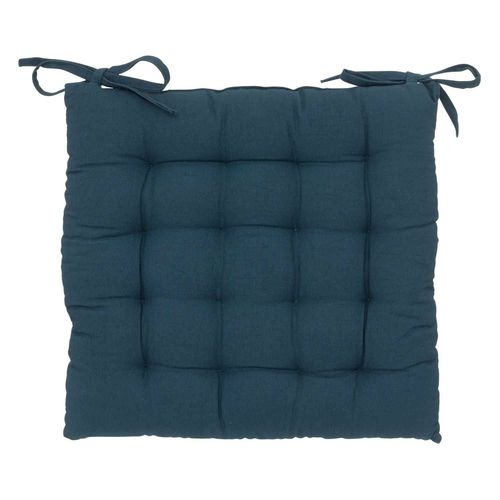 Galette De Chaise - 38 X 38 Cm - Bleu Foncé