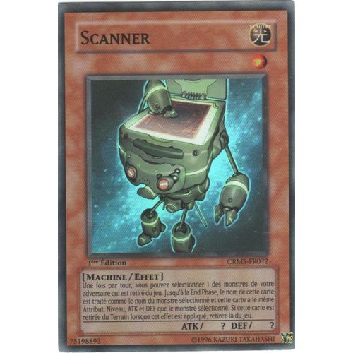 Carte Yu-Gi-Oh! "Scanner" Super Rare Crms-Fr032