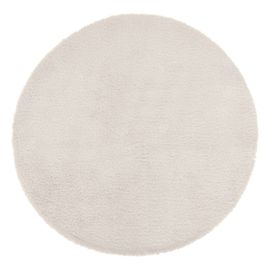 Tapis Rond Extra Doux - Diam 80 Cm - Ivoire