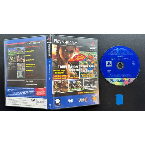 Dvd - Rom = Ps 2 Playstation 2 : Le Magazine Officiel N°71 : 7 Démos Jouables :Tomb Raider Légend + Dragon Quest : L'odyssée Du Roi Maudit + Fifa Street 2 = Ea Sport Rugby 06 + Marc Ecko's Getting Up