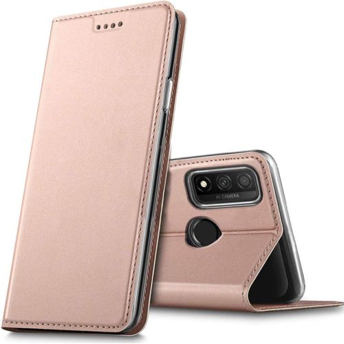 Etui Pour Huawei P Smart 2020, Coque Pochette Portefeuille Pour Housse Huawei P Smart (2020) Avec Magn¿¿Tique Fonction Wallet - Rose
