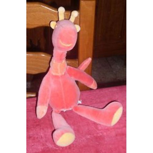 Doudou Marèse Dinosaure Dragon Orange