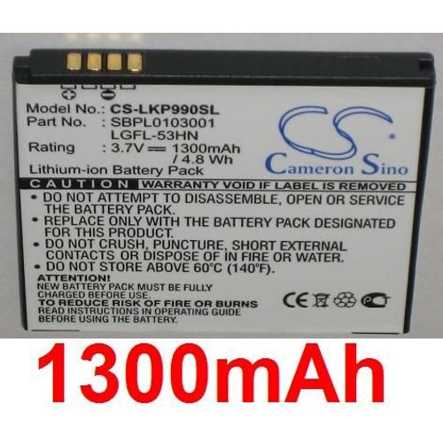 Batterie Lg Sbpl0103001 Origine Pour P990 Optimus 2x  And  P920 Optimu
