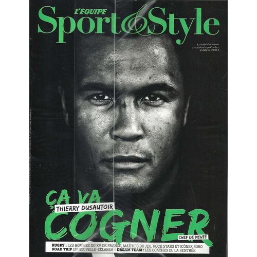 Sport & Style + L'équipe Mag + 3° Magazine 028 Thierry Dusautoir, 100% Blacks, Rugby