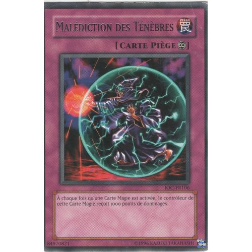Carte Yu-Gi-Oh! "Malédiction Des Ténèbres" Rare Ioc-Fr106