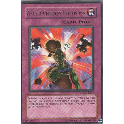 Carte Yu-Gi-Oh! "Virus À Cellules Explosives" Rare Glas-Fr076