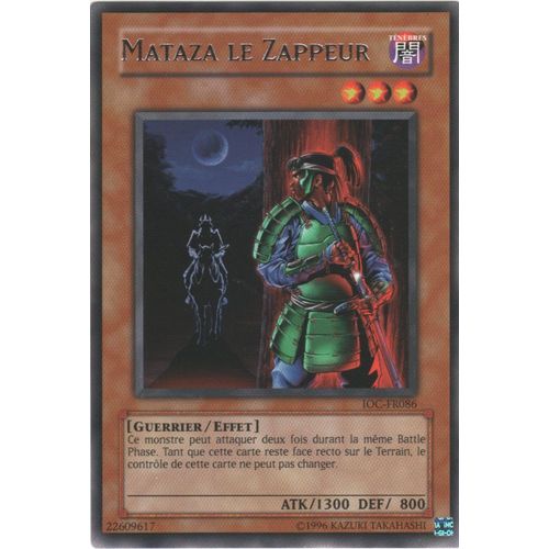 Carte Yu-Gi-Oh! "Mataza Le Zappeur" Rare Ioc-Fr086