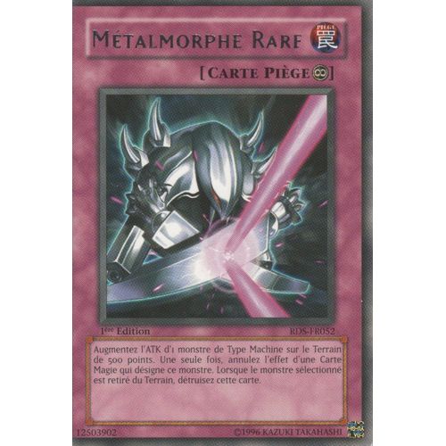 Carte Yu-Gi-Oh! "Métalmorphe Rare" Rds-Fr052