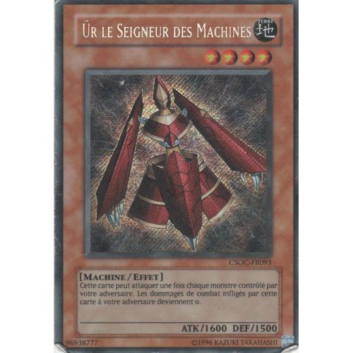 Carte Yu-Gi-Oh! "Ür Le Seigneur Des Machines" Secret Rare Csoc-Fr093