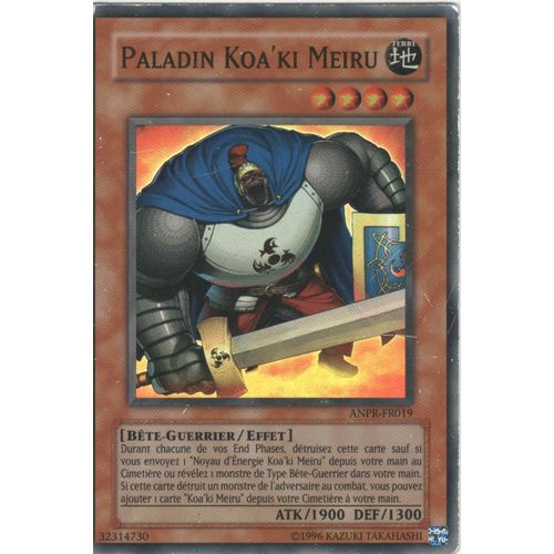 Carte Yu-Gi-Oh! "Paladin Koa'ki Meiru" Super Rare Anpr-Fr019