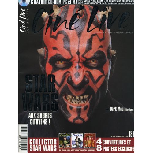 Ciné Live N°28 Collector Star Wars 1 + Posters