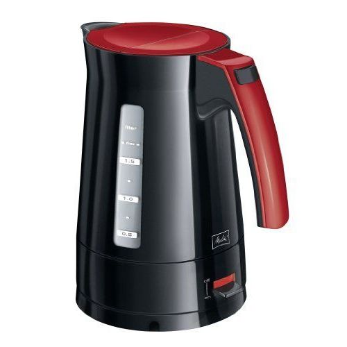 Melitta ENJOY Aqua 100301 - Bouilloire - 1.7 litres - 2.4 kWatt - rouge/noir