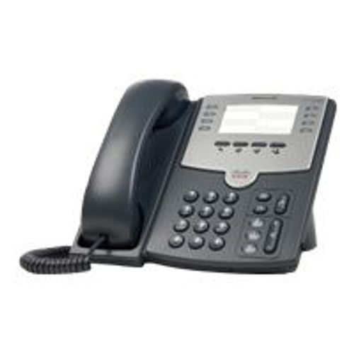 Cisco Small Business SPA 501G - Téléphone VoIP - (conférence) à trois capacité d'appel - SIP, SIP v2, SPCP - multiligne - argent, gris foncé - pour Small Business Pro Unified Communications 320...