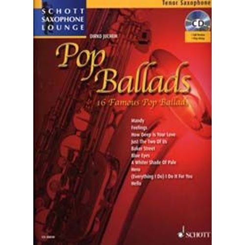 Saxophone Lounge Pop Ballads Ténor Cd