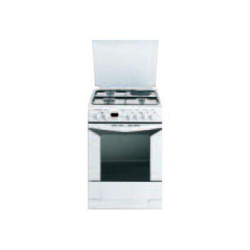 Indesit K6M56(W) - Cuisinière - largeur : 60 cm - profondeur : 60 cm - hauteur : 85 cm - avec système auto-nettoyant - classe B - blanc