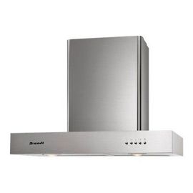 Brandt AD916X - Hotte - hotte décorative - largeur : 60 cm - profondeur : 48.1 cm - evacuation & recyclage - acier inoxydable