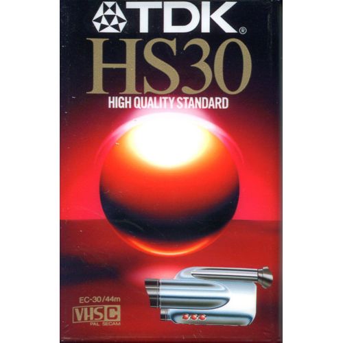TDK EC-30/44M - HS30 - Cassette VHS-C pour caméra - HS30