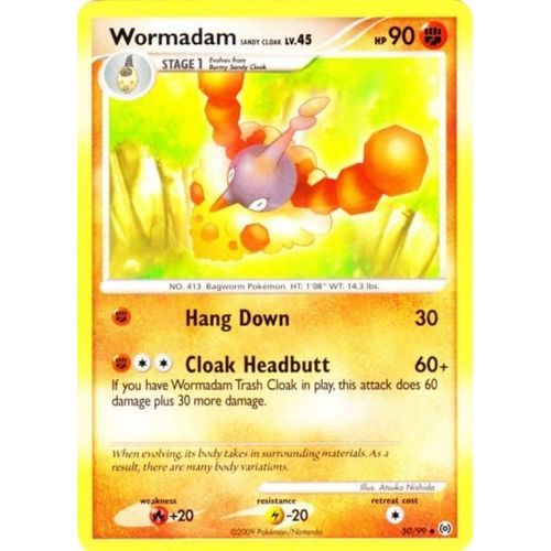 Wormadam ( Cheniselle Sable ) 50/147 - Arceus ! Pokemon
