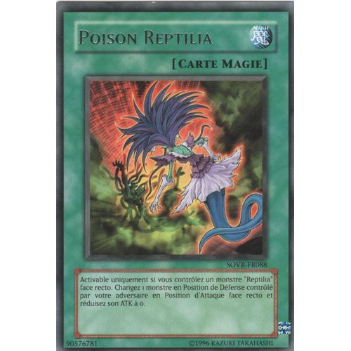 Carte Yu-Gi-Oh! "Poison Reptilia" Rare Sovr-Fr088