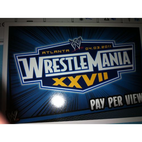 Slam Attax Rumble Wrestlemania Xxvii