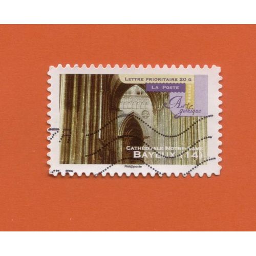 Timbre Oblitéré Used Stamp Art Gothique Bayeux 14 Cathédrale Notre Dame France 2011