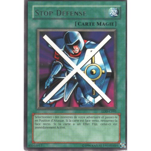 Carte Yu-Gi-Oh! "Stop Défense" Rare Ldd-C095