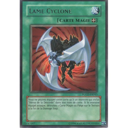 Carte Yu-Gi-Oh! "Lame Cyclone" Rare Potd-Fr043