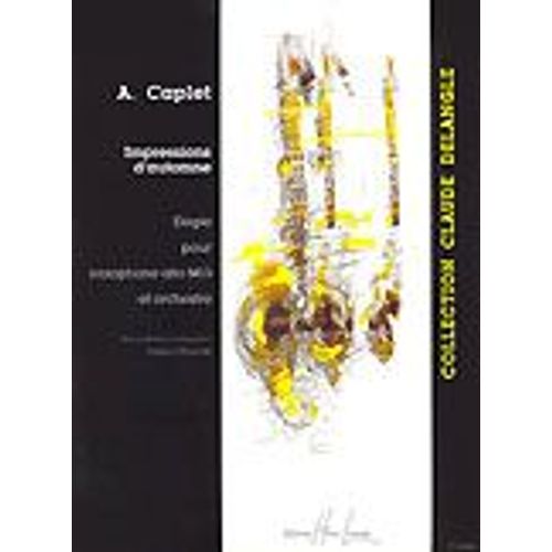 Impressions D'automne Saxophone Alto Et Piano