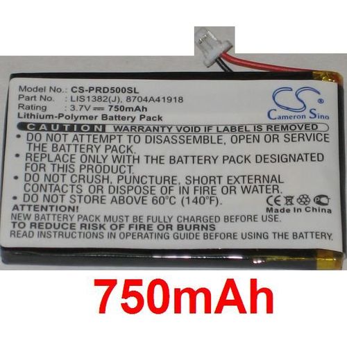 Batterie Pour Sony Prs-500, Prs-500u2, Prs-505, Prs-505/Lc, Prs-505/Rc, Prs-505/Sc, Prs-505sc/Jp, P/N: 1-756-769-11, 8704a41918, Lis1382(J)