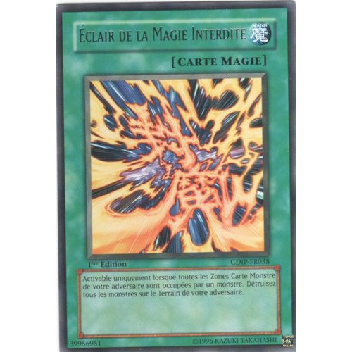 Carte Yu-Gi-Oh! "Eclair De La Magie Interdite" Rare Cdip-Fr038