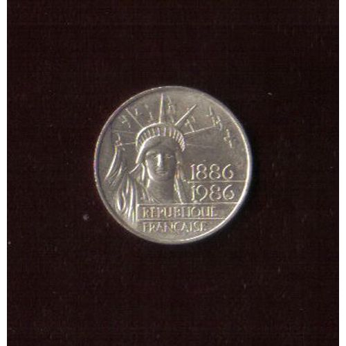 Pièce De 100 Frrs Argent Type "Statue De La Liberté" - 1986