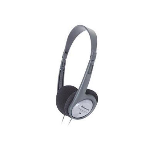 Panasonic RP-HT090E-H - Écouteurs - sur-oreille - filaire - jack 3,5mm - gris