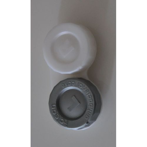 Etui Boitier De Rangement Pour Lentilles De Contact Blanc 