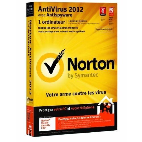 Norton Antivirus 2012 - Version Boîte (1 An) - 1 Utilisateur - Cd - Win - Français)