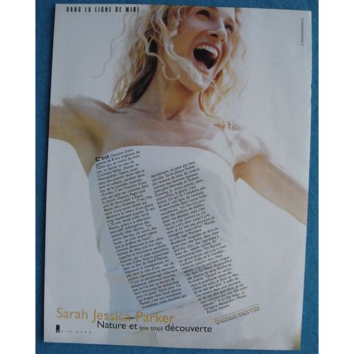 Ciné Live N°45, Coupure De Presse: Sarah Jessica Parker
