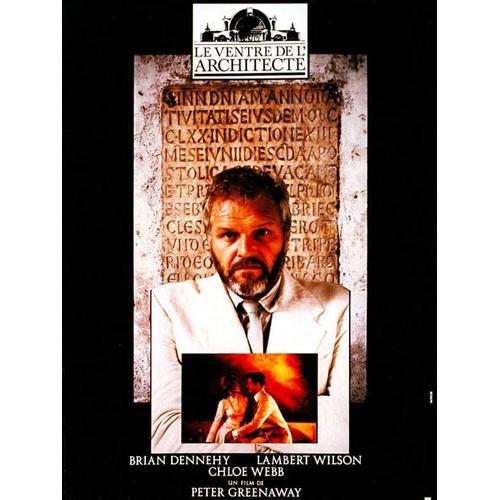 Le Ventre De L'architecte (The Belly Of An Architect) - Véritable Affiche De Cinéma - Format 40x60 Cm -De Peter Greenaway Avec Brian Dennehy, Chloe Webb, Lambert Wilson - Année 1987