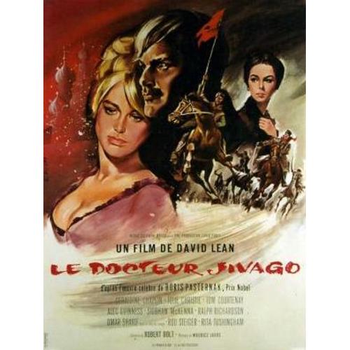 Le Docteur Jivago / Doctor Zhivago - Véritable Affiche De Cinéma - Format 60x80 Cm - De David Lean Avec Omar Sharif, Julie Christie, Alec Guiness, Geralidine Chaplin- Année 1965