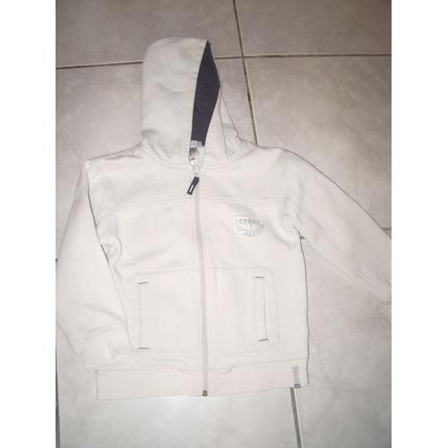 Veste Domyos Blanche Taille 6 Ans À Capuche