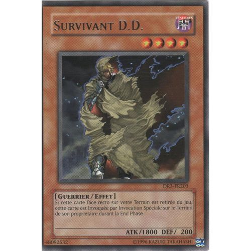 Carte Yu-Gi-Oh! "Survivant D.D." Rare Dr3-Fr203