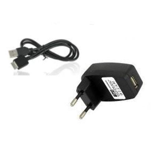 Kit câble USB plus chargeur secteur SONY pour NWZ S739F 16 Go NWZ S754 8 Go NWZ S755 16 Go