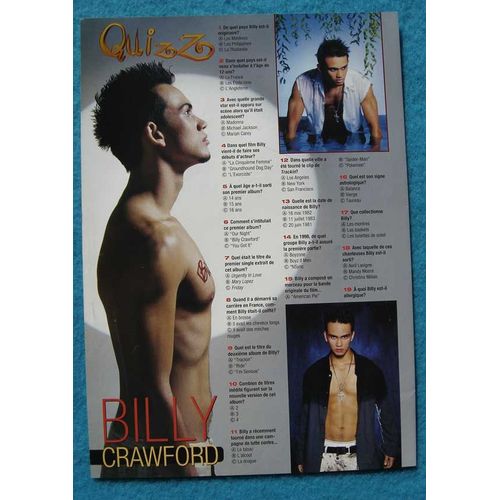 One N°19, Coupure De Presse: Billy Crawford