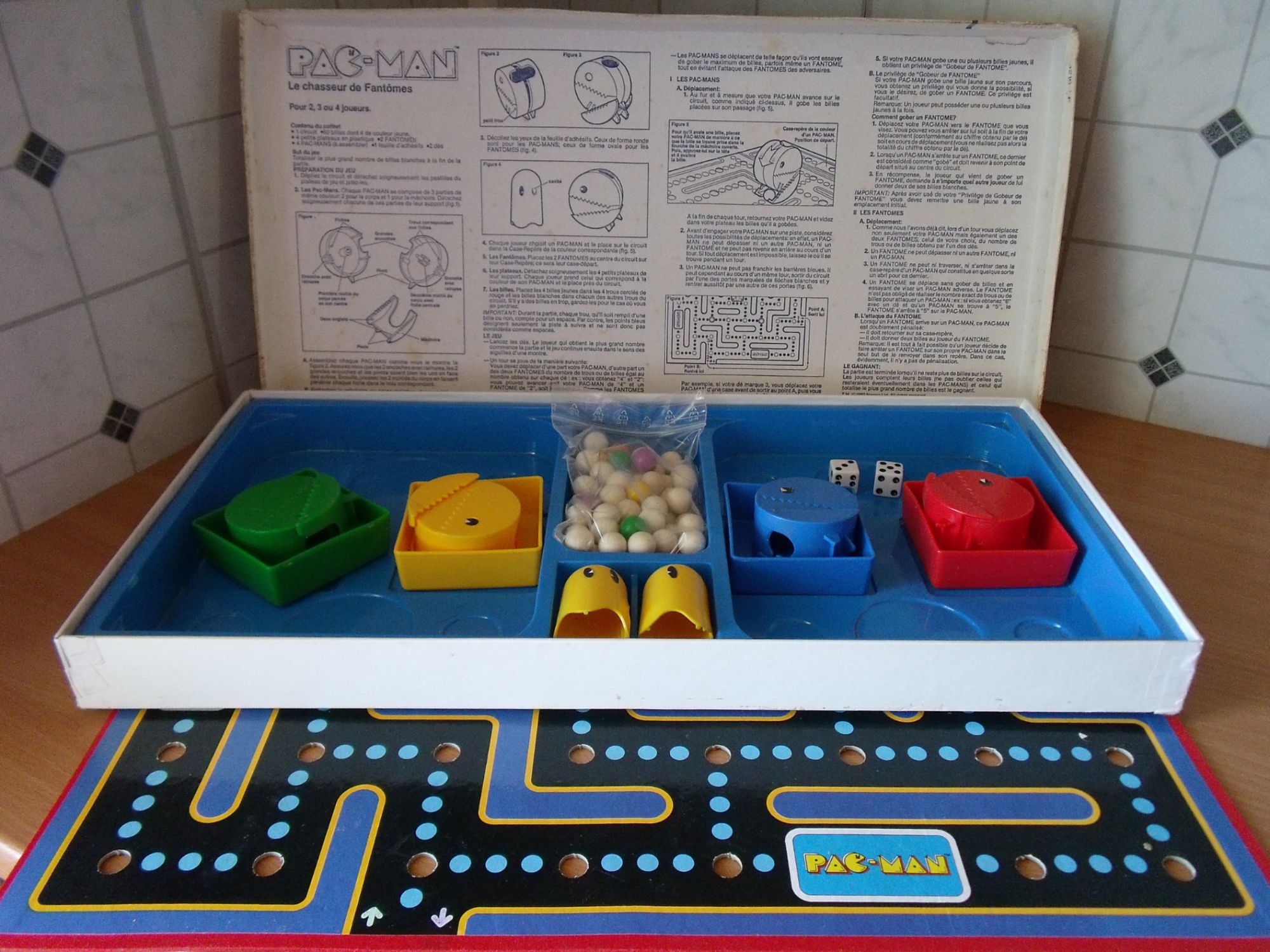 Jeu de société Pac-Man vintage MB années 80