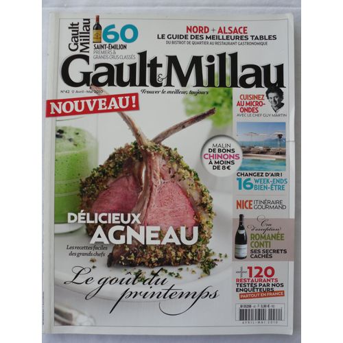 Gault & (Et) Millau N° 42 - Avril/Mai 2010 - Délicieux Agneau/Les Recettes Faciles Des Grands Chefs