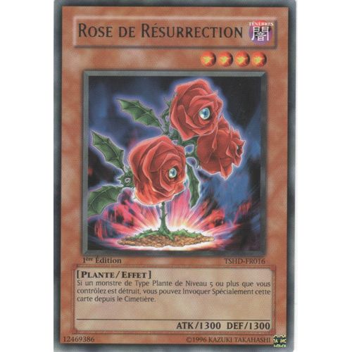 Carte Yu-Gi-Oh! "Rose De Résurrection" Rare Tshd-Fr016