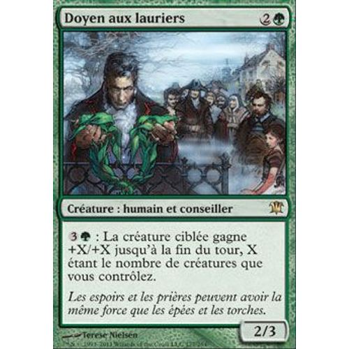Foil Premium Doyen Aux Lauriers - Magic Mtg - Innistrad Vf Mint 177 - R