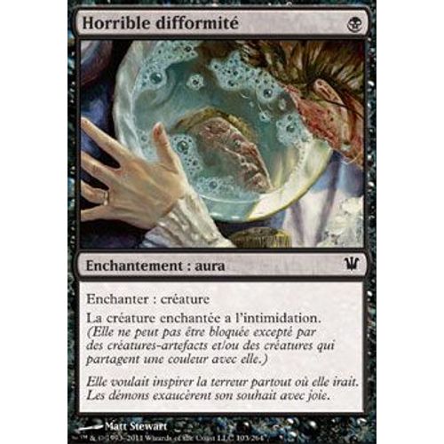 Foil Premium Horrible Difformité - Magic Mtg - Innistrad Vf Mint 103 - C