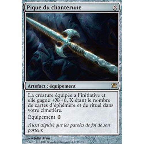 Foil Premium Pique Du Chanterune - Magic Mtg - Innistrad Vf Mint 231 - R