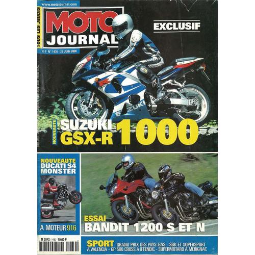 Moto Journal N° 1430 : Suzuki Gsx R 1000