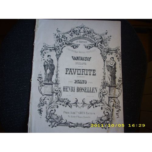 Fantaisie Sur "La Favorite" De Donizetti Pour Piano
